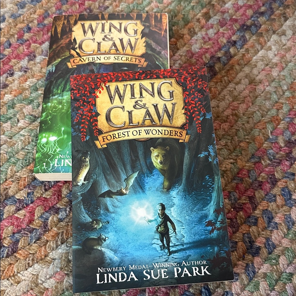 First 2 Wing & Claw paperback book novels Linda Sue Park